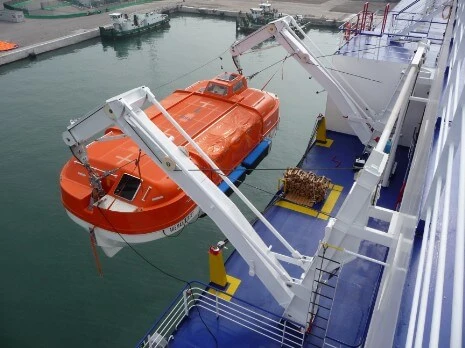 Lifeboats davits